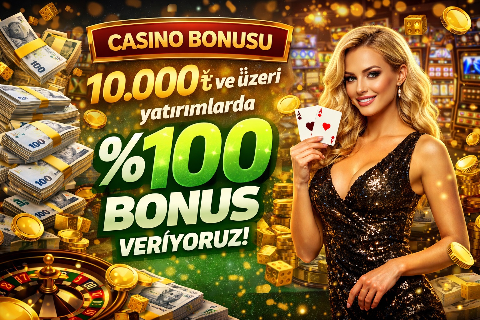 %100 Casino Bonusu